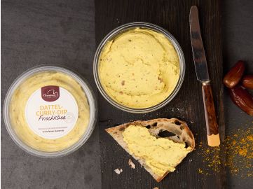 Frischk&auml;se | Dattel-Curry-Dip | 125g Becher