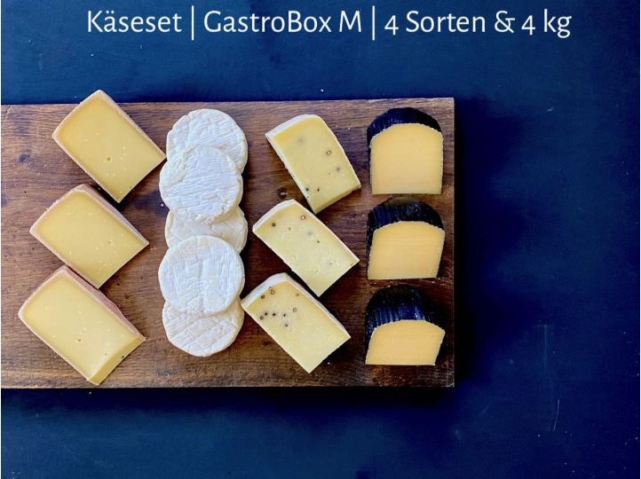 Käseset | Gastrobox M | 4 Sorten = 4 kg