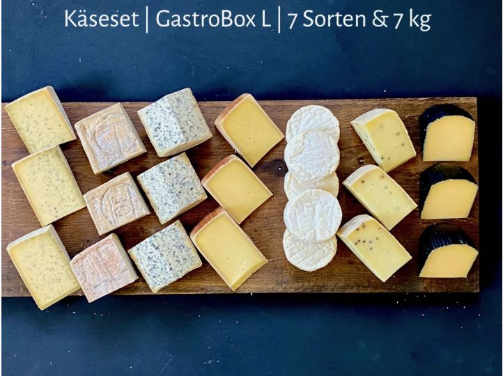 Käseset | Gastrobox L | 7 Sorten = 7 kg